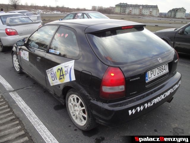 Honda Civic czarna nowa na RS Karolinka na Torze w Lublinie 2013