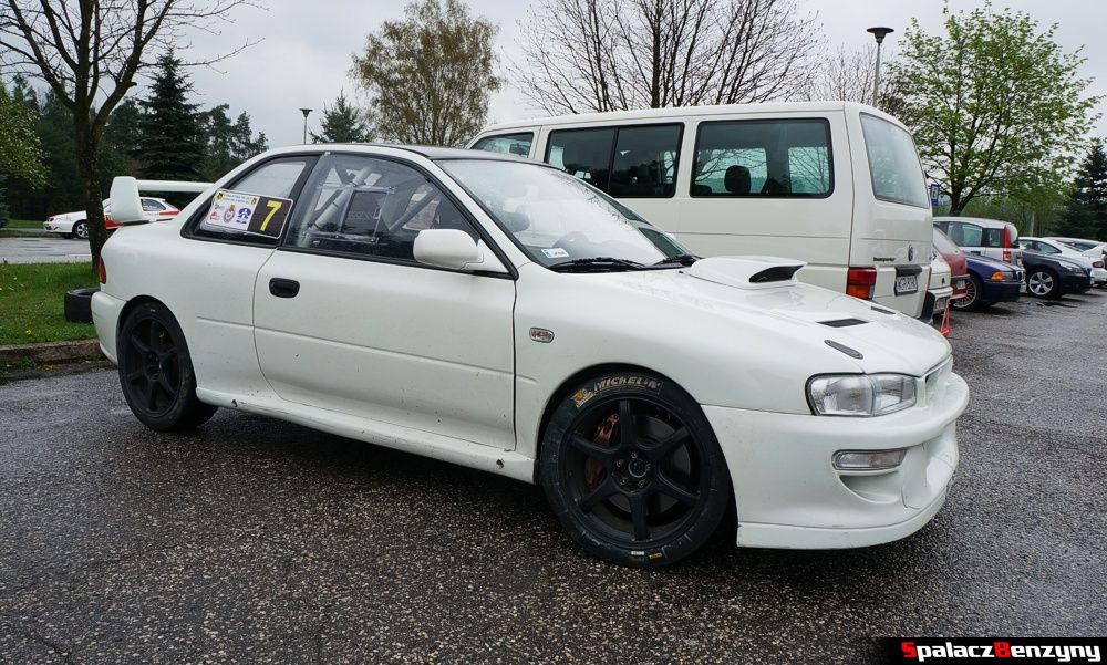 Subaru Impreza biaa na 4. runda SuperOes Kielce 2014