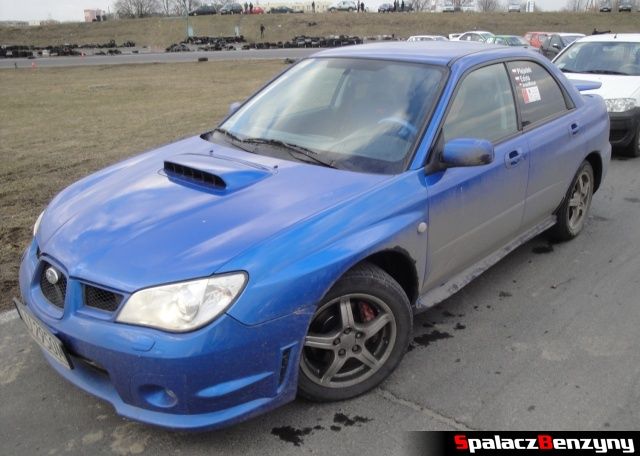 Subaru Impreza WRX niebieska na RS Karolinka na Torze w Lublinie 2013