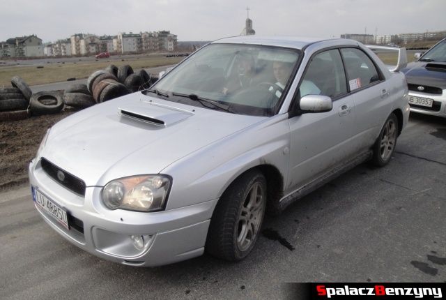 Subaru Impreza WRX srebrny na RS Karolinka na Torze w Lublinie 2013