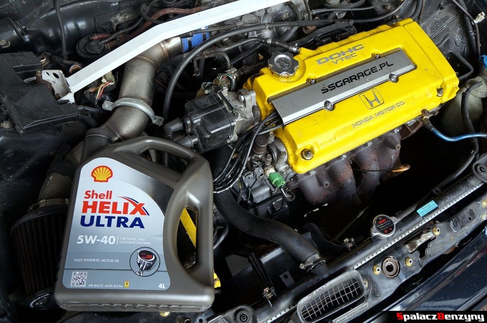 Testowa zmiana oleju na Shell Helix Ultra